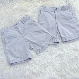 2 pair Gymboree Khaki Shorts